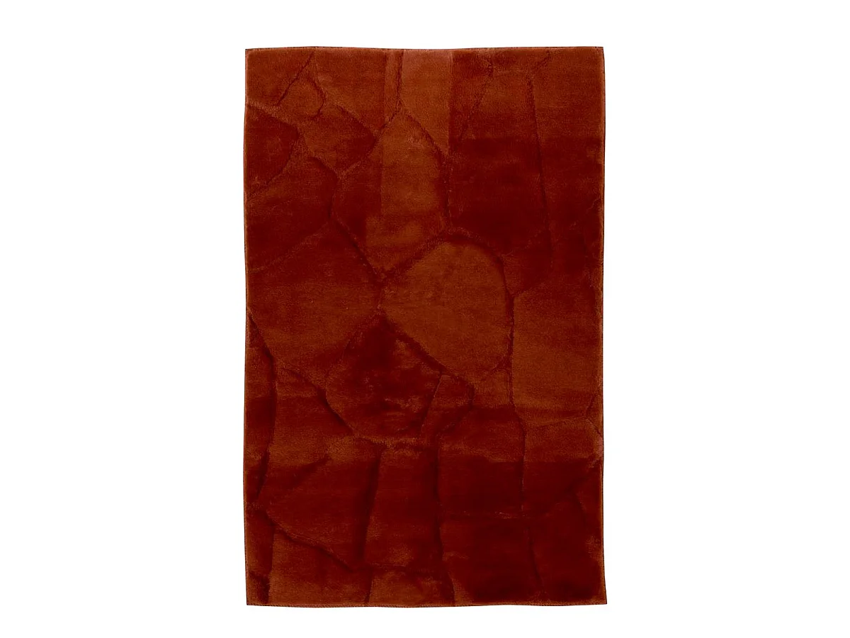 Tapis Imitation Fourrure "Onina" 60x90cm Ambre