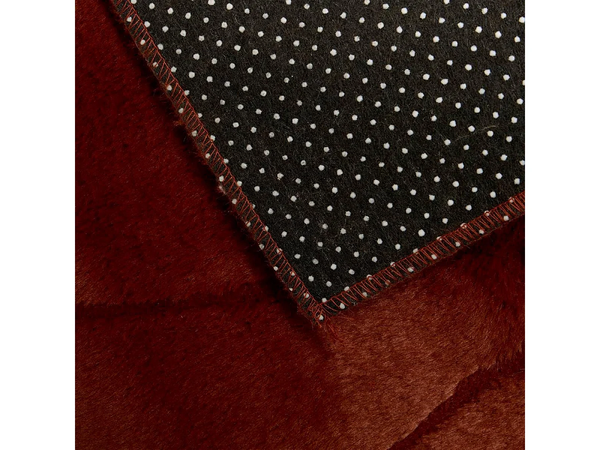 Tapis Imitation Fourrure "Onina" 60x90cm Ambre