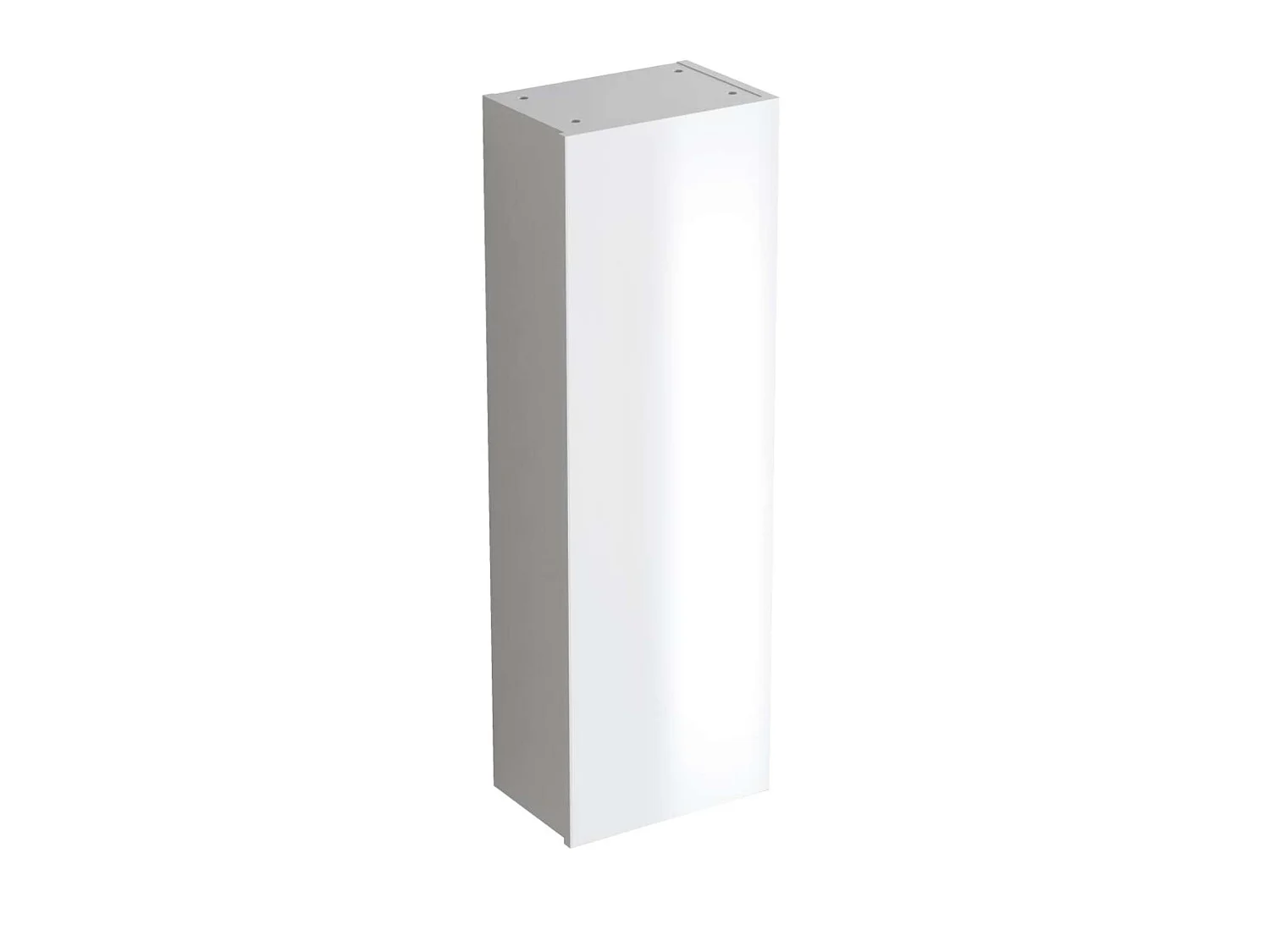 Colonne de rangement salle de bain Blanc Brillant l.35 x P.25 x H.160 cm - NOFER 16BB