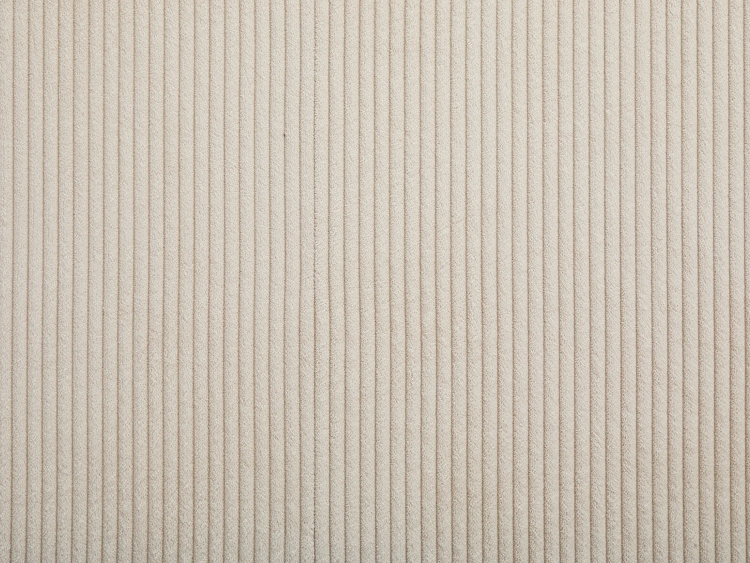 Lit coffre 140 x 200 cm - Velours côtelé – Crème - VALME