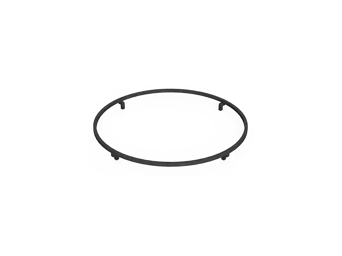Firten Stål Anti-Fall-Rim för 80 cm Brasero - Säkra matlagningsaccessoarer, Stabilt stöd för grillar