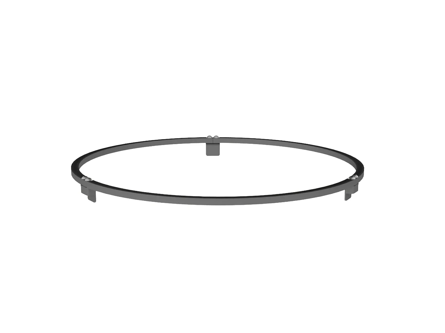 Cortenéa Stål Anti-Fall Kant för 60 cm Diameter Brasero - Livsmedelssäkerhetsbarriär
