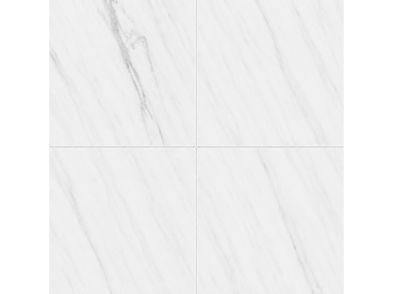 Pack de 3 panneaux muraux de salle de bain marbre blanc