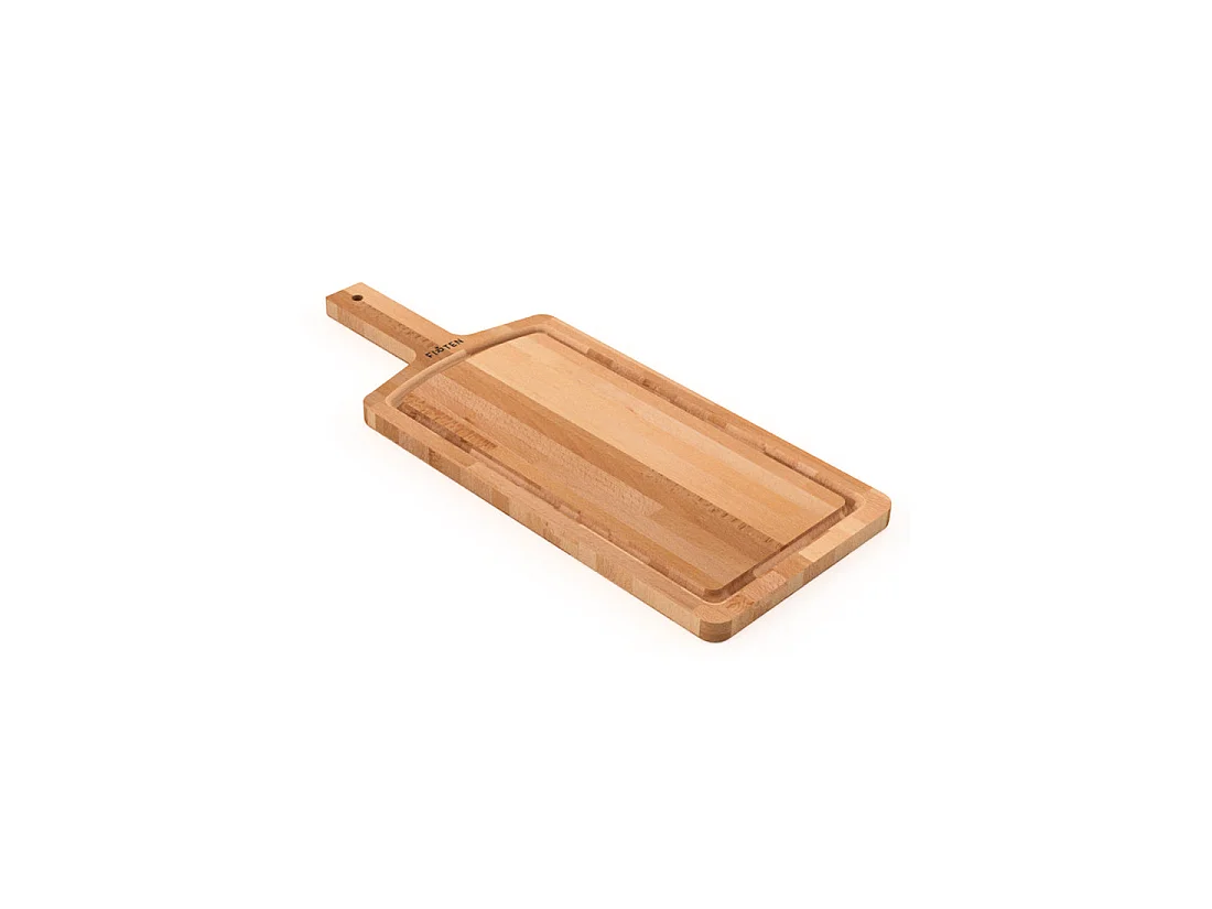Naturlig obehandlad skärbräda i heveaträ FIRTEN HÉVÉA 50x25cm