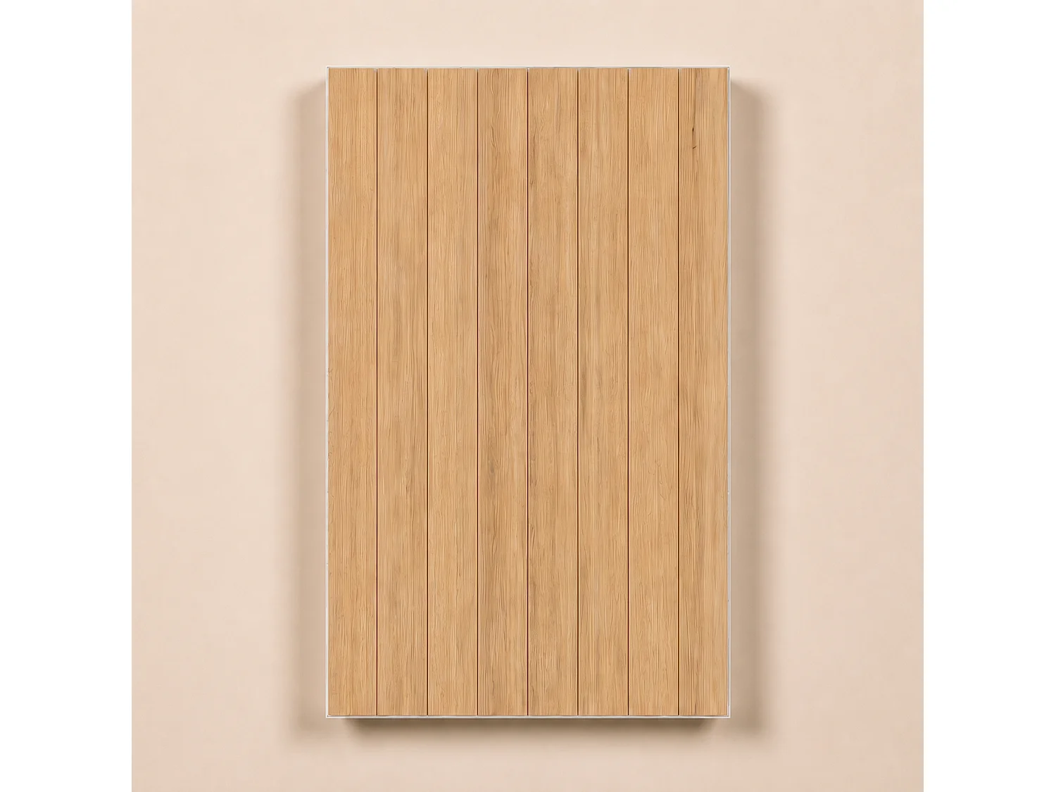 Pack de 3 panneaux muraux de salle de bain effet bois