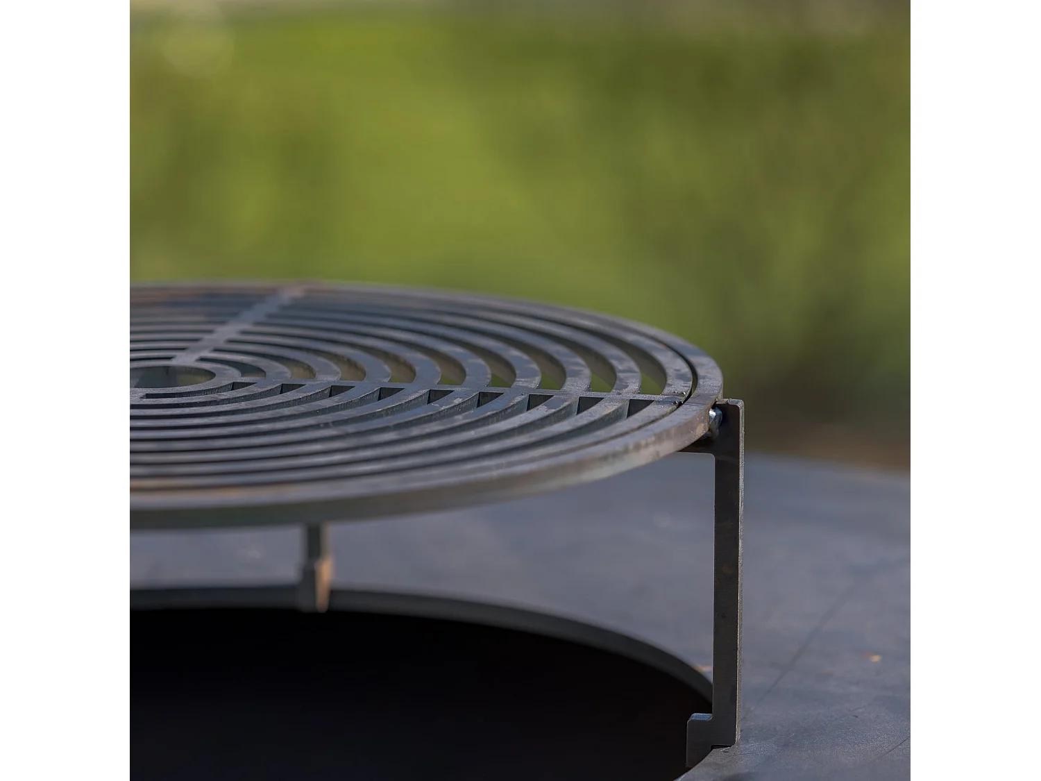 FIRTEN Stålgrillgaller för 100 cm eldstad - BBQ-omvandling, Utmärkt värmeledningsförmåga
