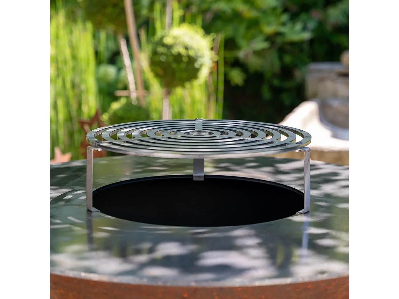 Cortenéa Stålgrillgaller för 100 cm eldstad - BBQ Essential med ökad matlagningsyta