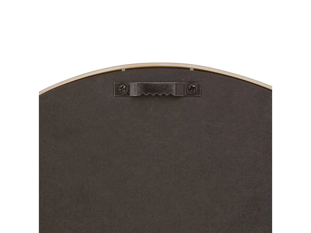 Miroir Mural Organique "Reza" 33cm Beige