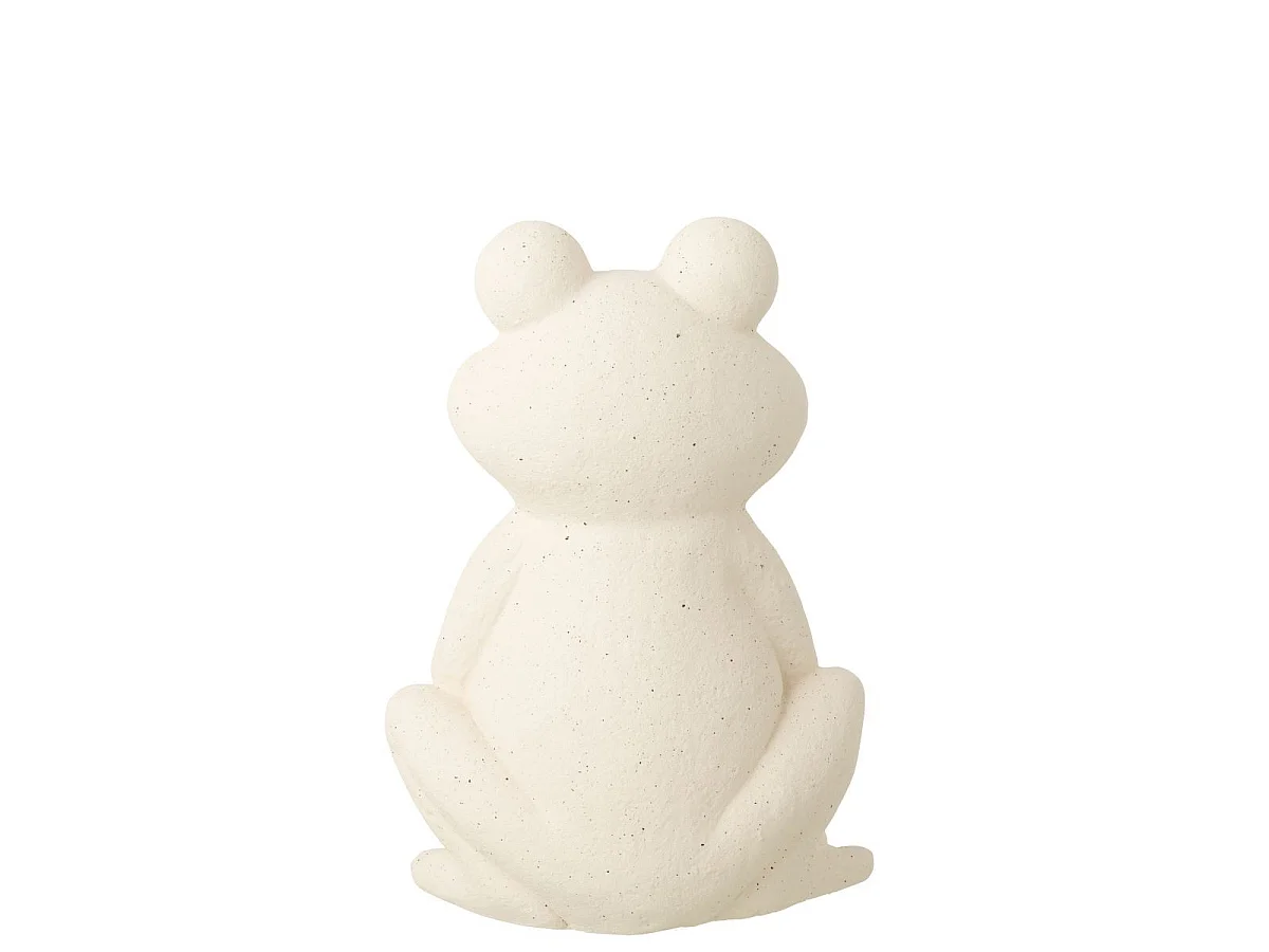 Statuette Grenouille d'Extérieur "Mosaïque" 39cm Beige