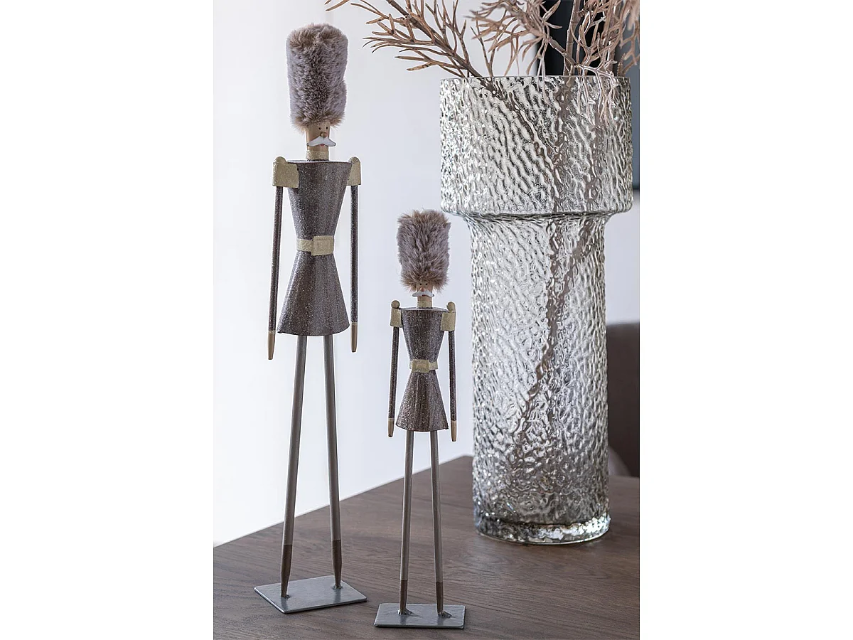 Vase Design en Verre "Betty" 45cm Transparent