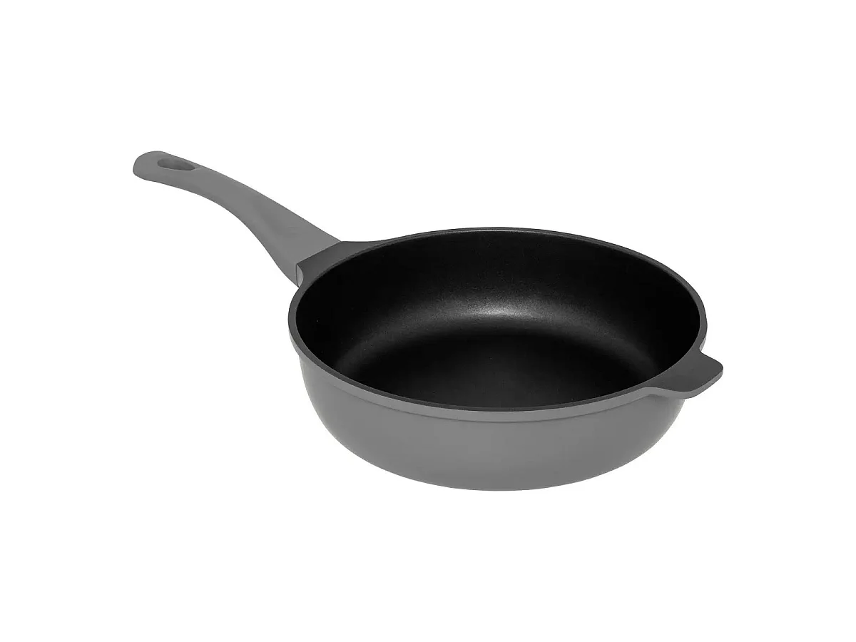 Sauteuse Avec Panier Vapeur "Kirk" 28cm Gris