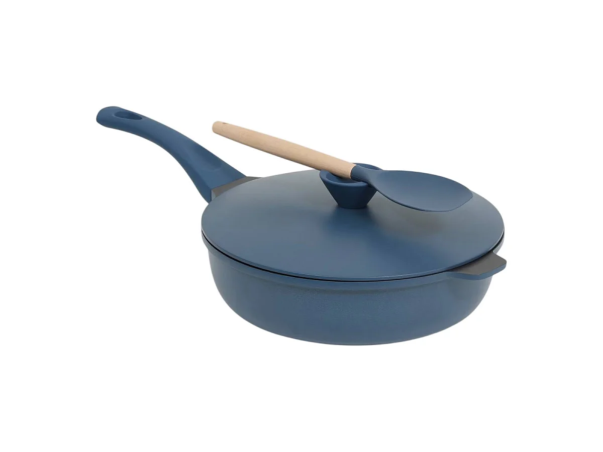 Sauteuse Avec Panier Vapeur "Kirk" 28cm Bleu