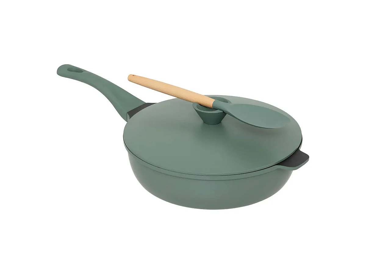 Sauteuse Avec Panier Vapeur "Kirk" 28cm Vert