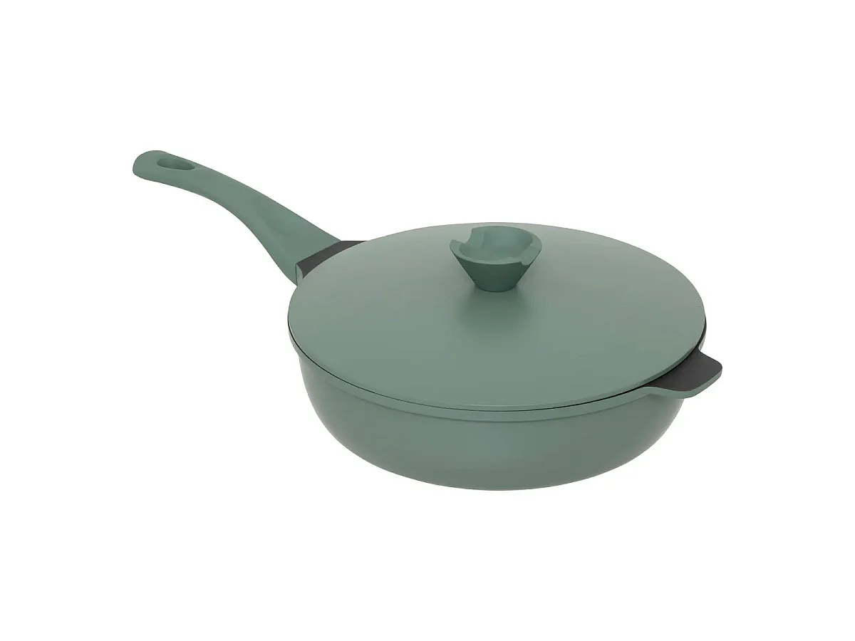 Sauteuse Avec Panier Vapeur "Kirk" 28cm Vert