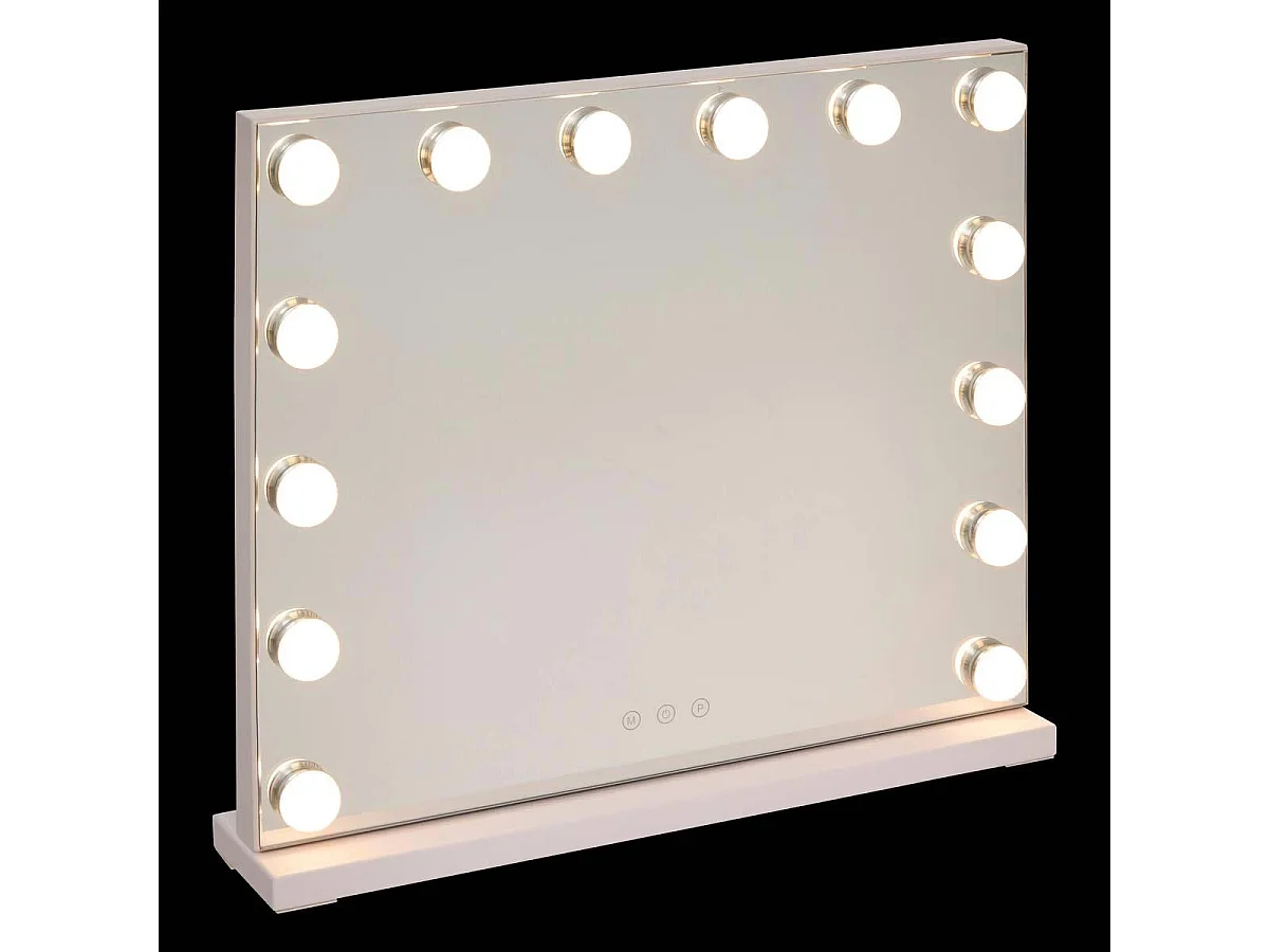 Miroir LED Tactile "Holly" 50cm Blanc