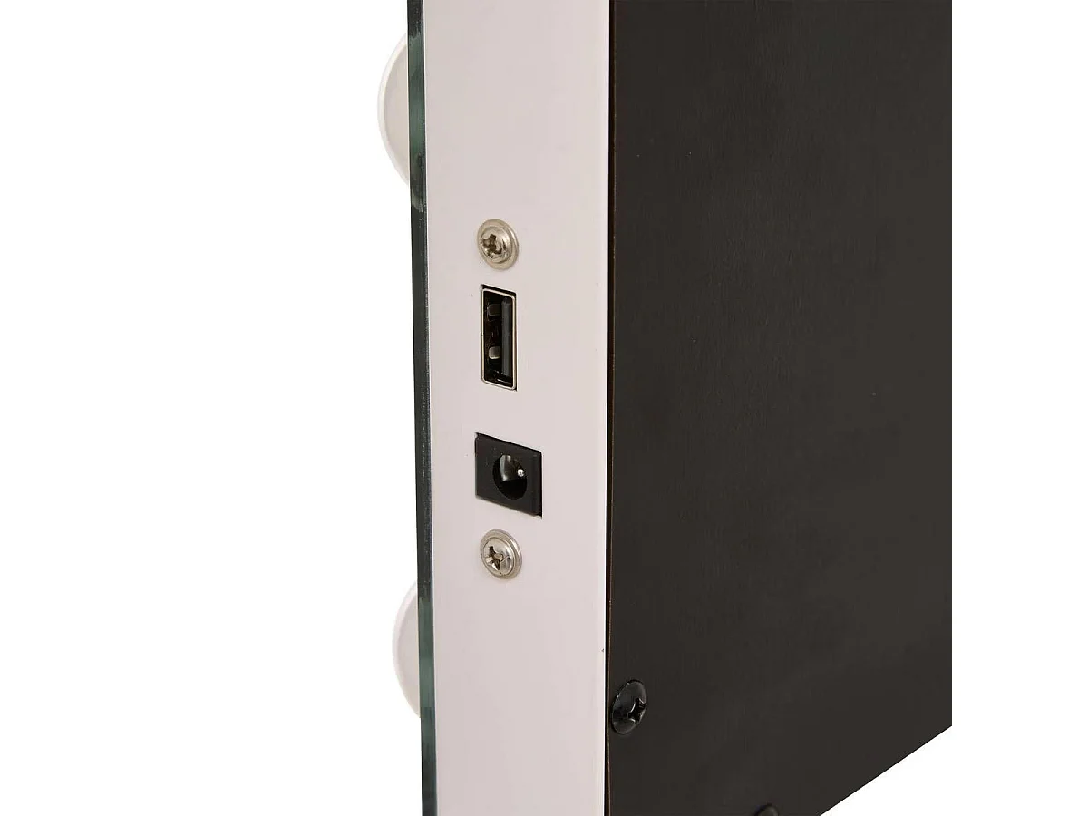 Miroir LED Tactile "Holly" 50cm Blanc