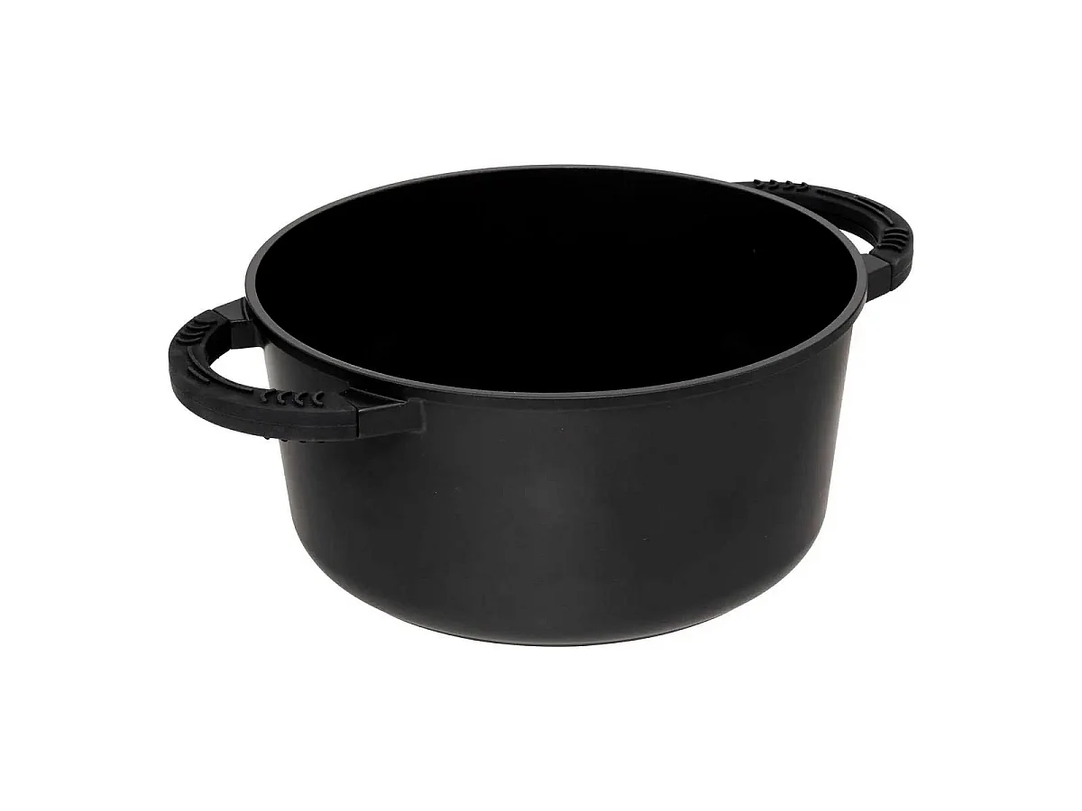 Batterie de Cuisine 6 Pièces "Fonte" 45cm Noir