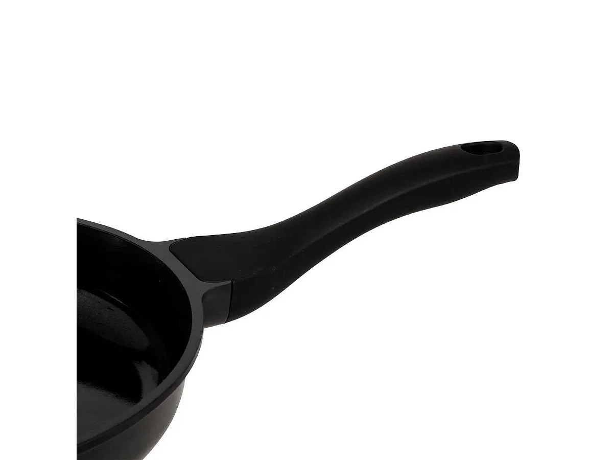 Batterie de Cuisine 6 Pièces "Fonte" 45cm Noir