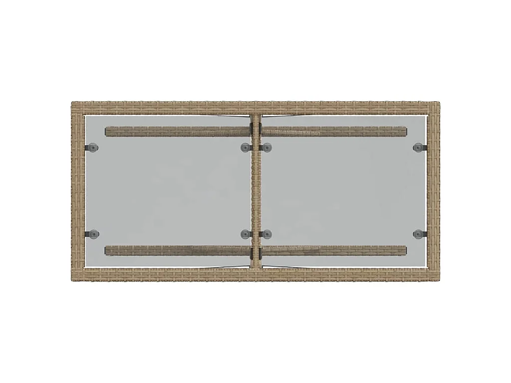 Ensemble de bistro 3 pièces coussins mélange beige résine tressée