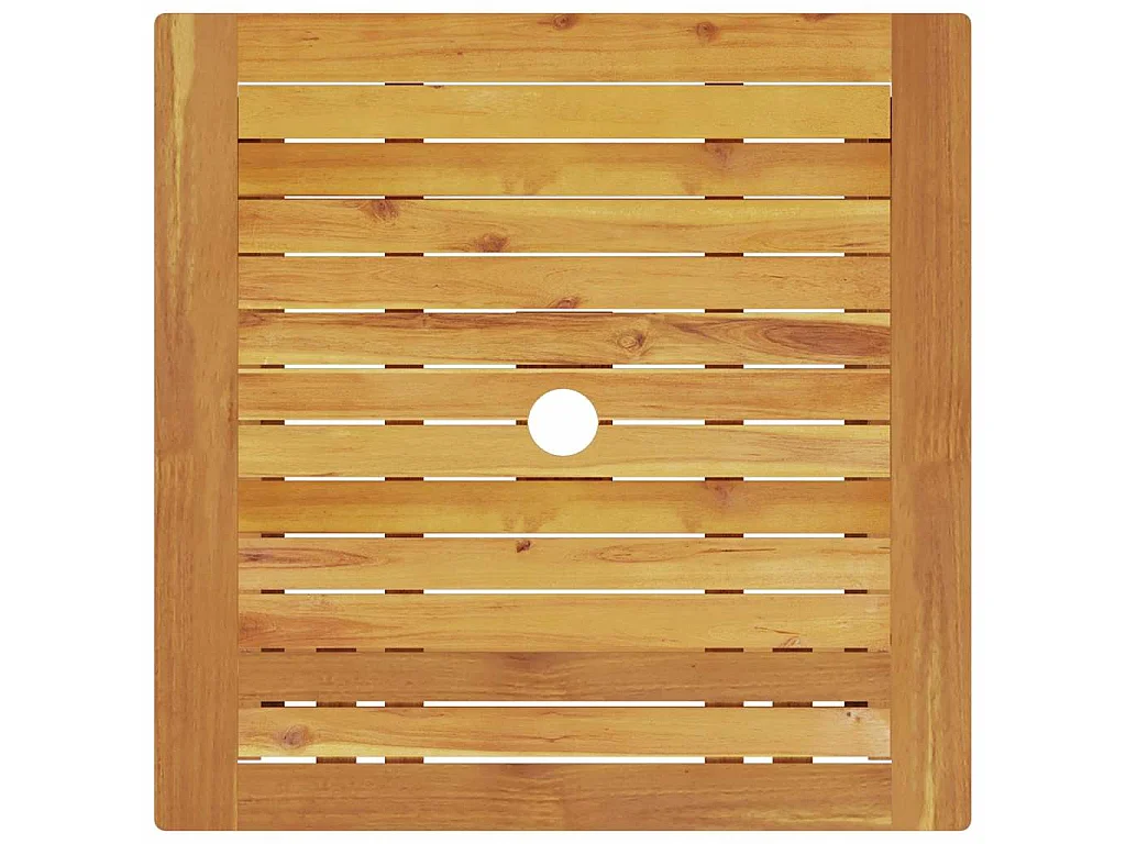 Ensemble bistro pliant 3 pièces Marron Bois d'Acacia Massif