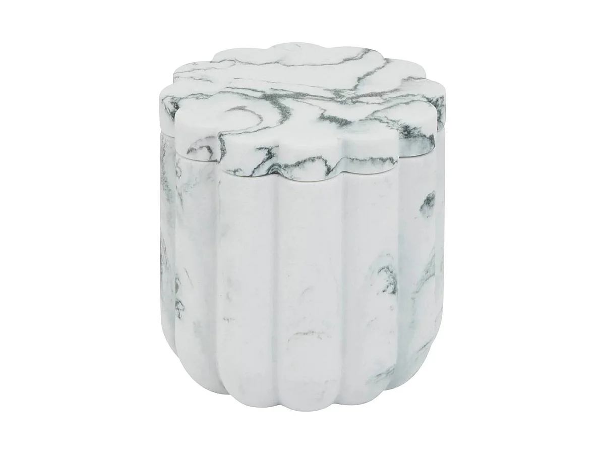 Pot à Coton "Marby" 9cm Blanc
