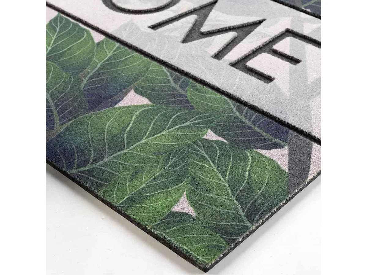 Tapis d'Entrée Déco "Janeiro" 45x75cm Vert