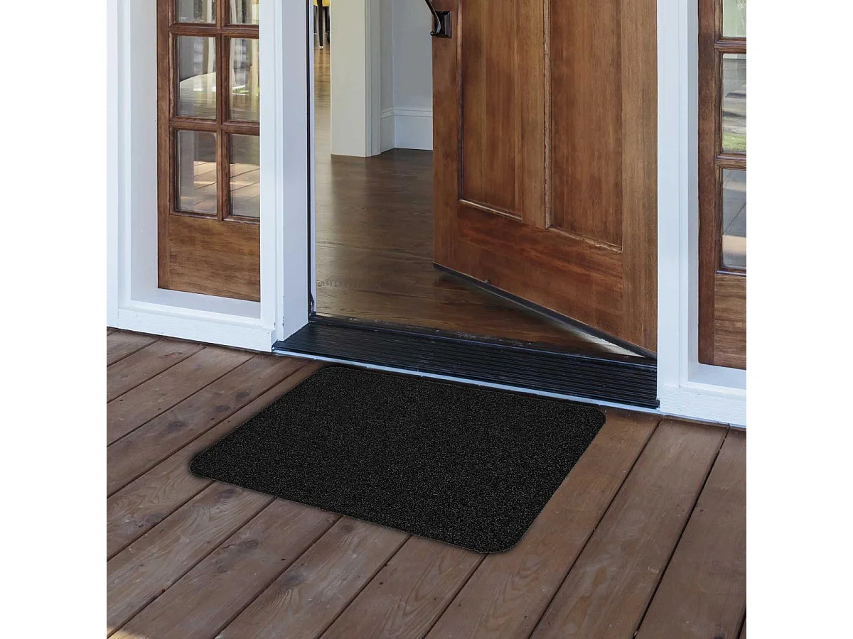 Tapis d'Entrée Grattoir "Odin" 45x75cm Noir