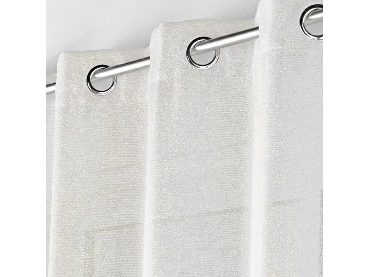 Rideau à Œillets "Zeline" 140x260cm Blanc