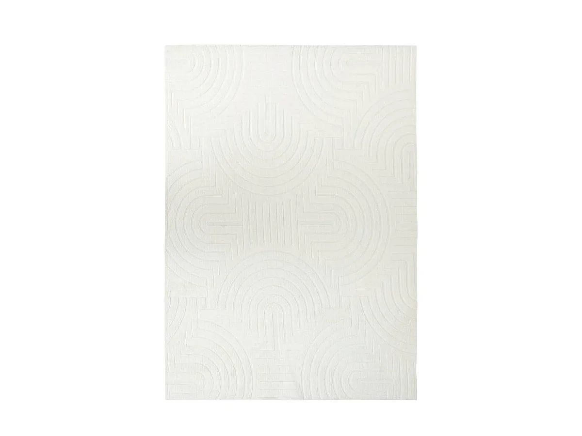 Tapis Imitation Fourrure "Arka" 60x90cm Ivoire