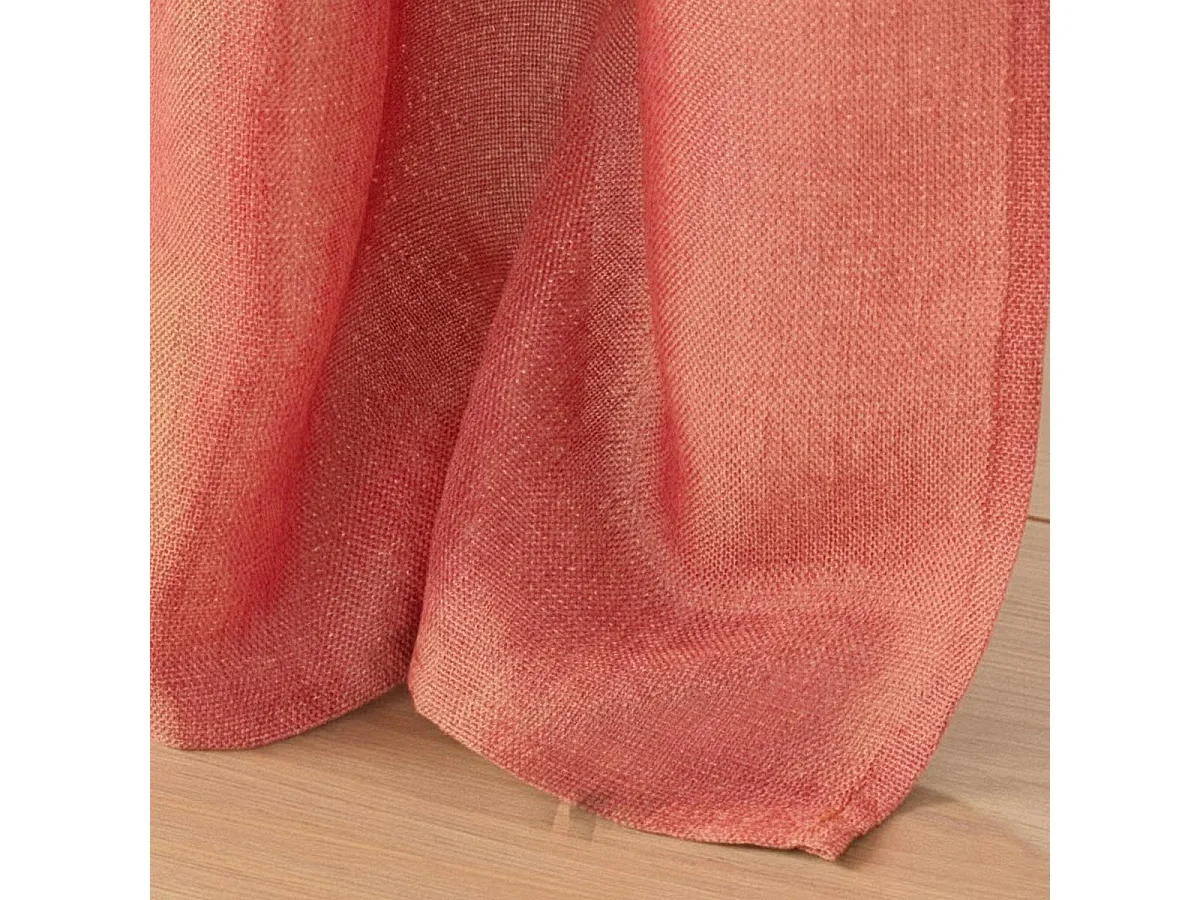 Rideau à Œillets "Zeline" 140x260cm Terracotta