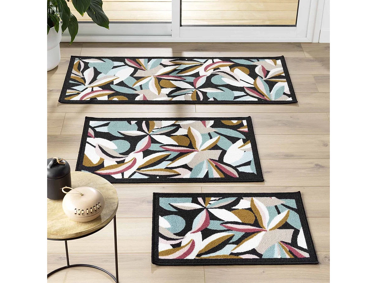 Tapis Imprimé "Lavinia" 40x60cm Multicolore