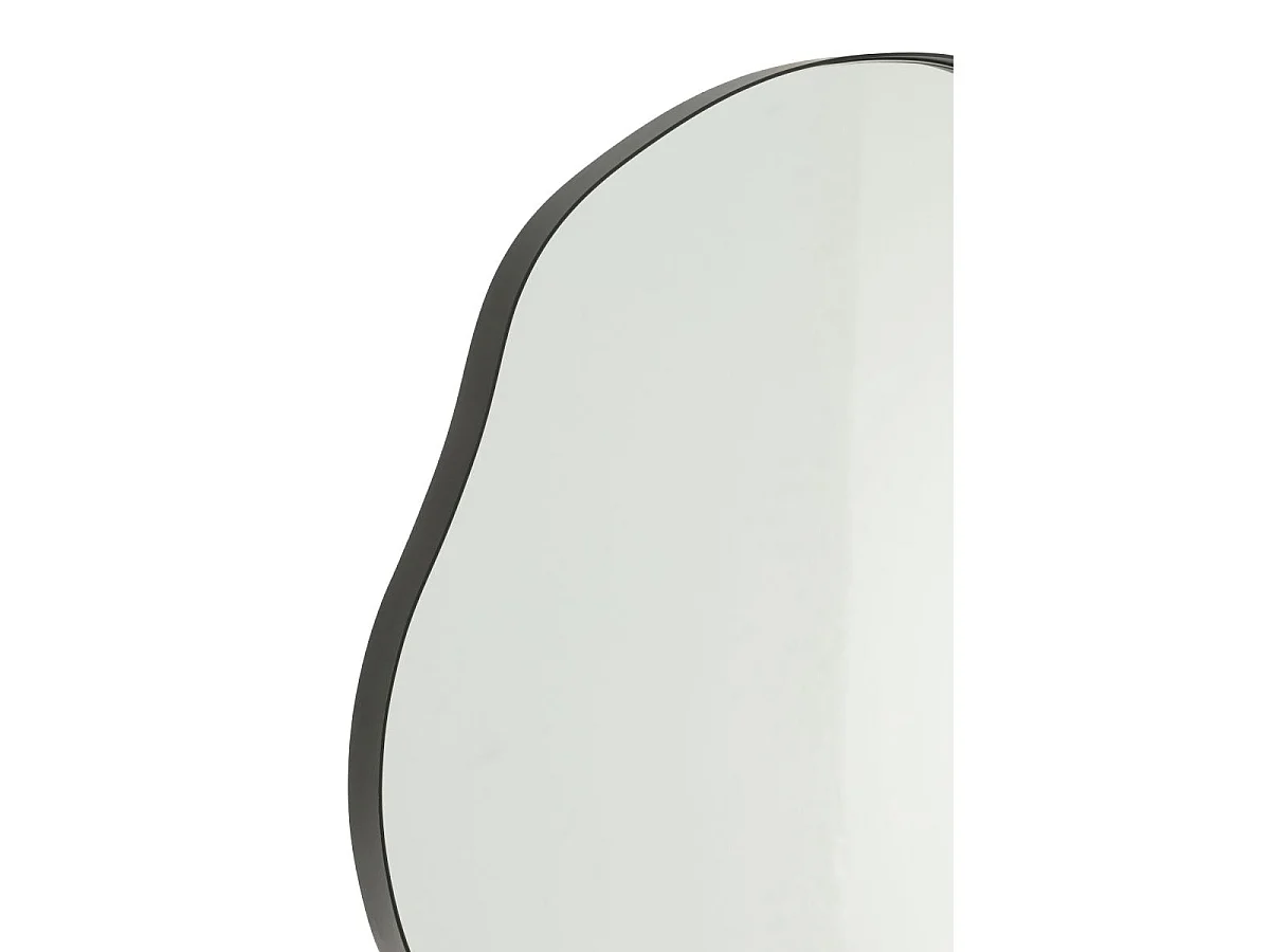 Miroir Mural en Métal "Extrema" 49cm Noir