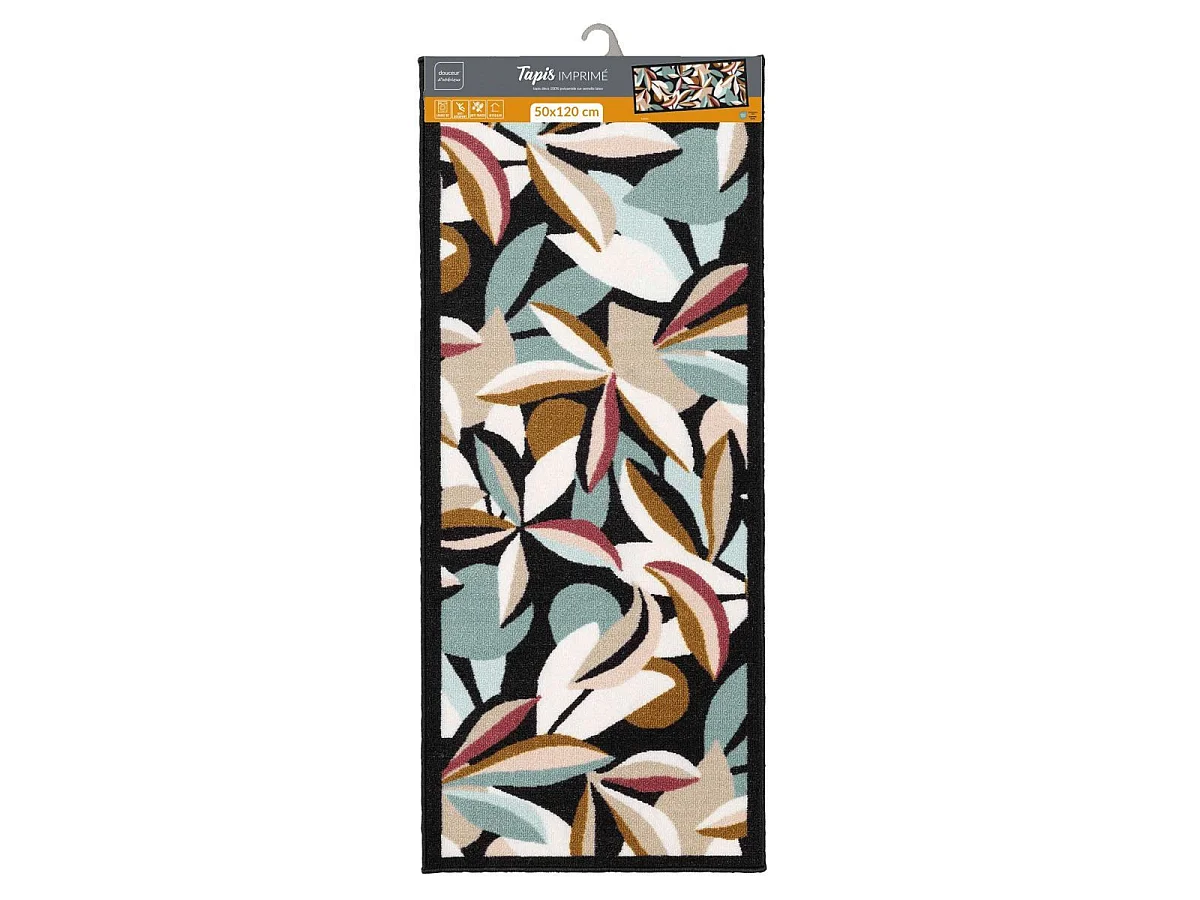 Tapis Imprimé "Lavinia" 50x120cm Multicolore