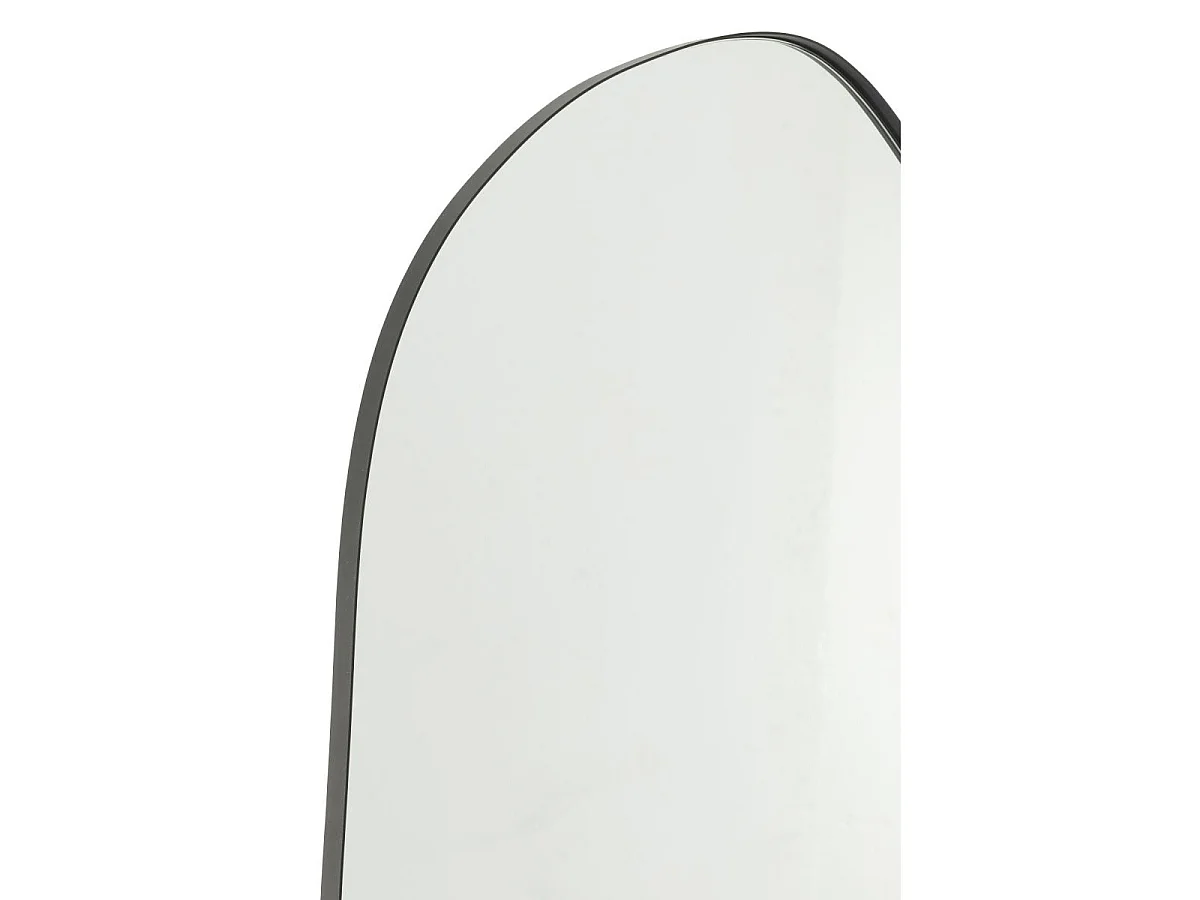 Miroir Mural en Métal "Extrema" 108cm Noir