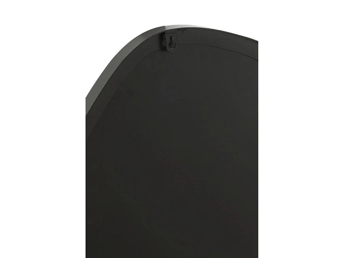 Miroir Mural en Métal "Extrema" 108cm Noir