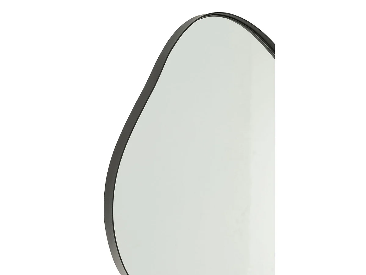 Miroir Mural en Métal "Extrema" 41cm Noir