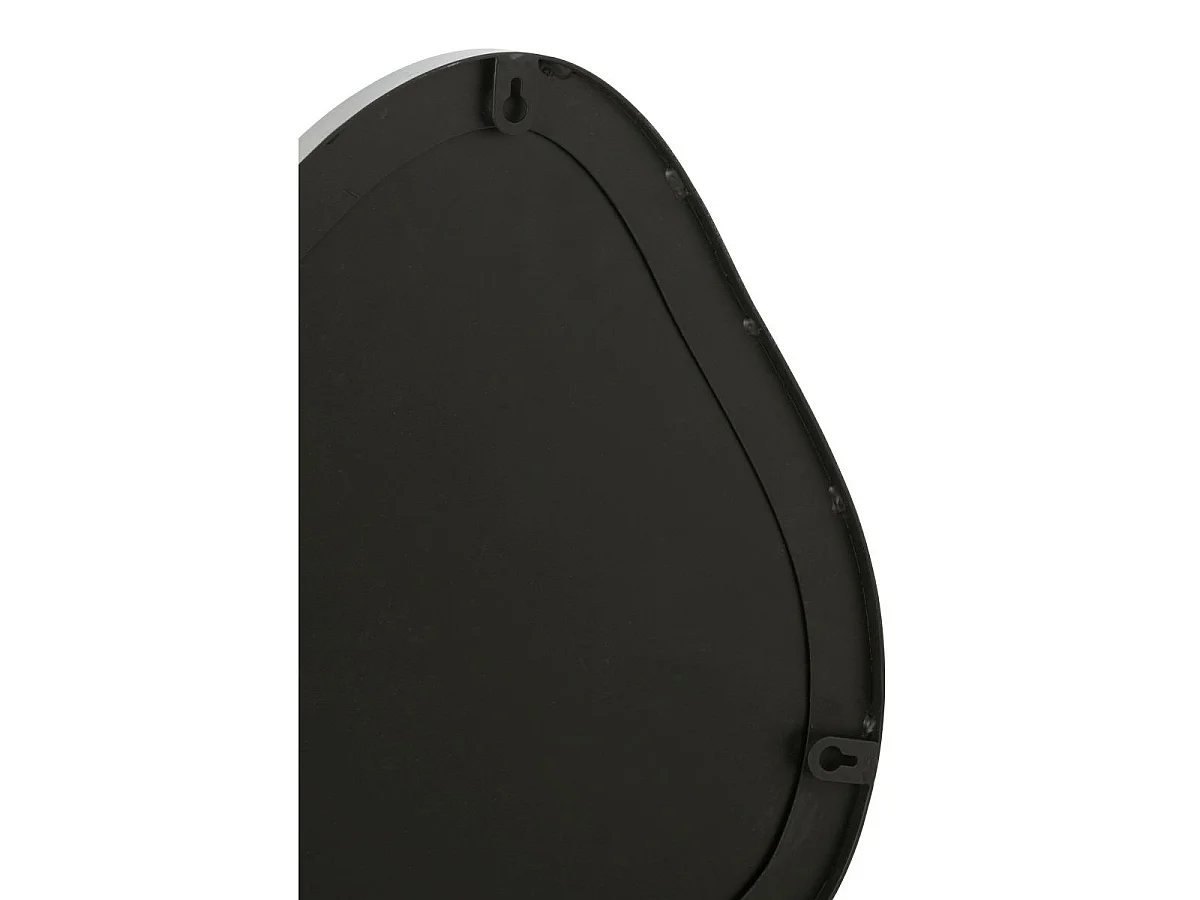 Miroir Mural en Métal "Extrema" 41cm Noir