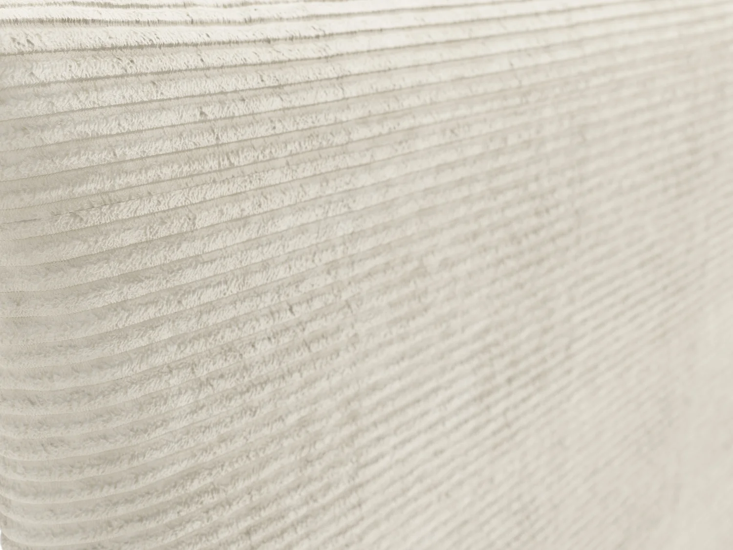 Tête de lit pour lit escamotable 140 cm - Velours cotelé - Beige - RAPILI
