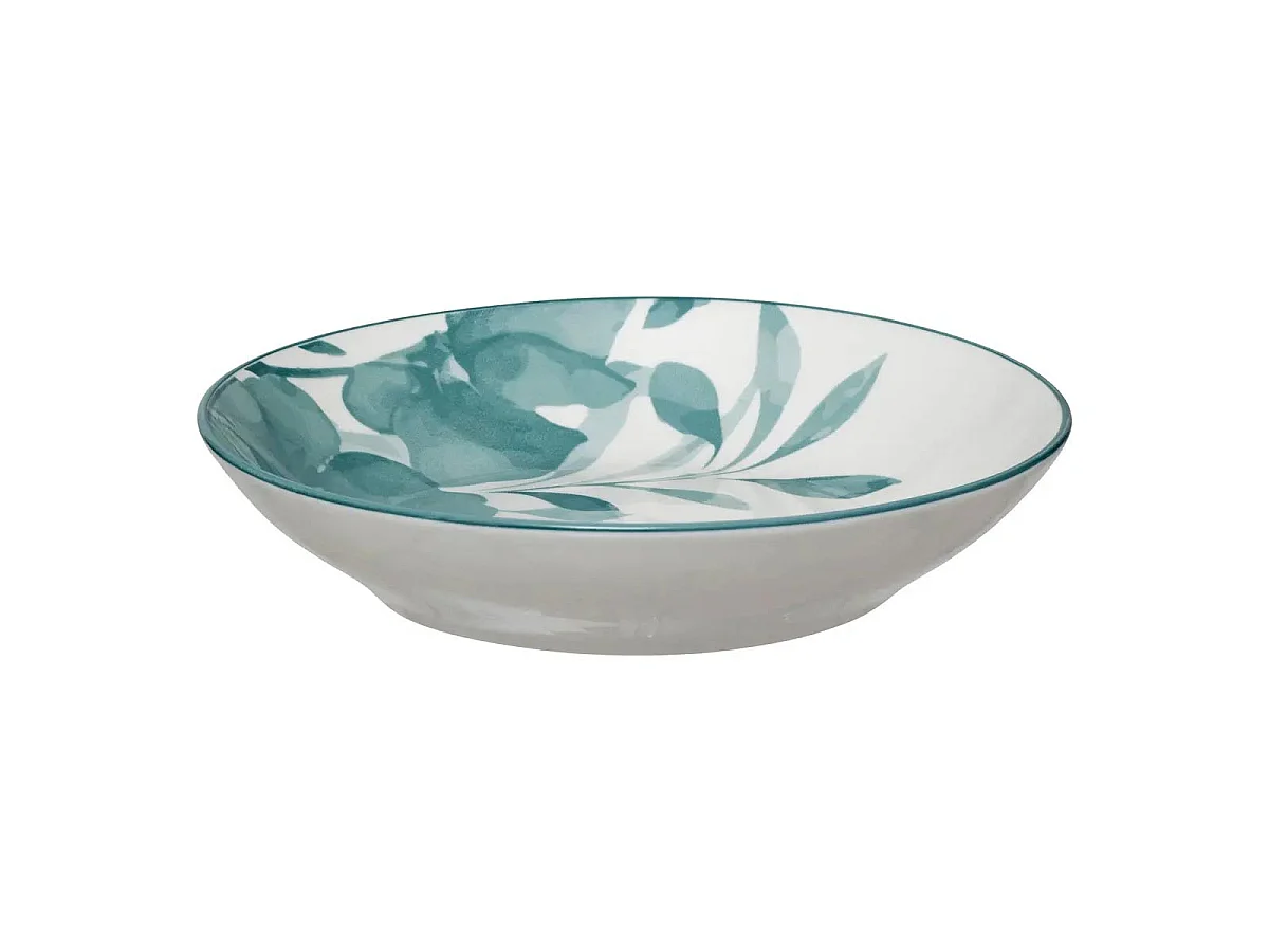 Lot de 6 Assiettes Creuses "Lily" 20cm Blanc