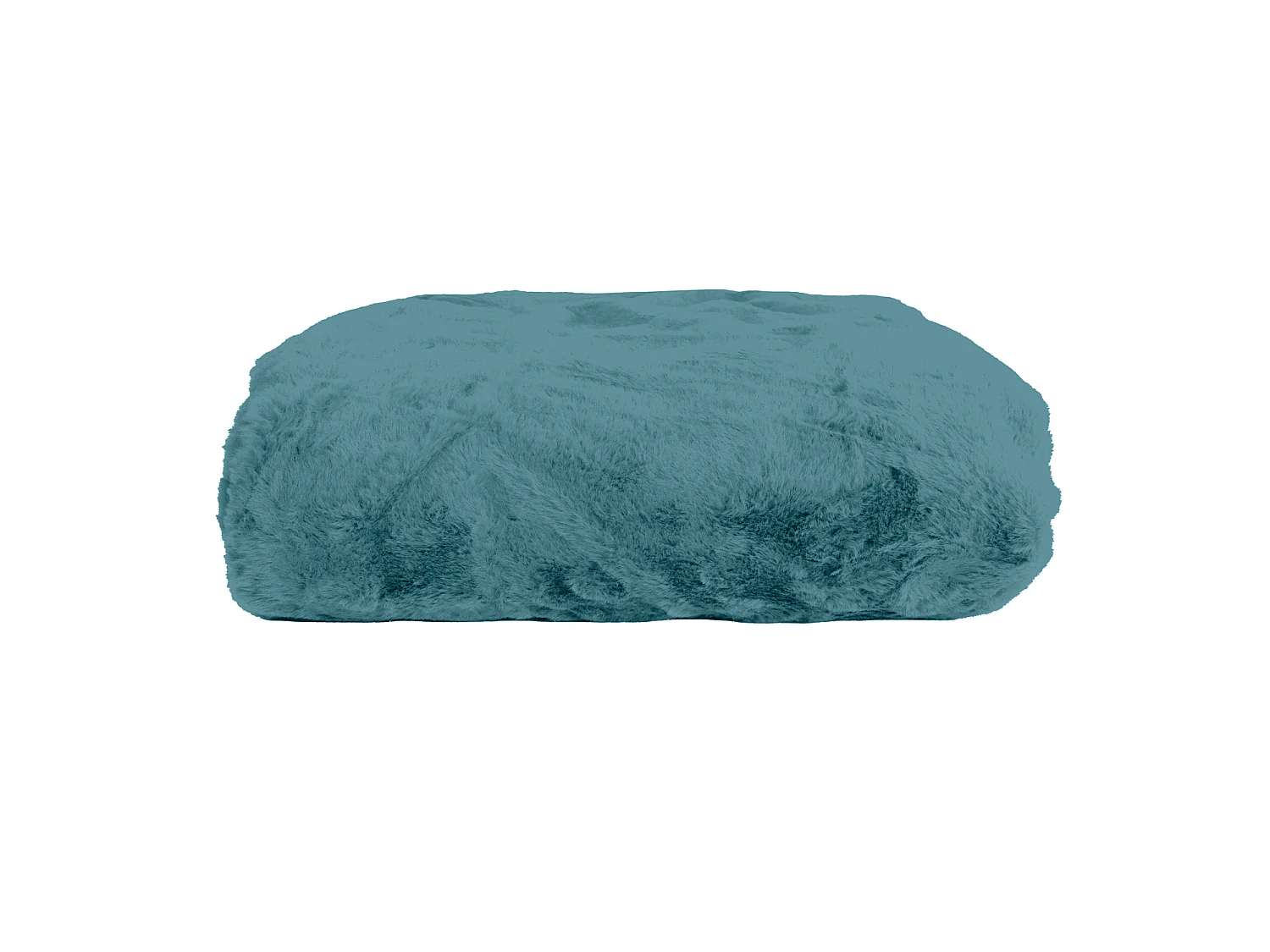 Couette Plaid bleue MINNOR 100% Polyester - 130x170 cm - SACASA