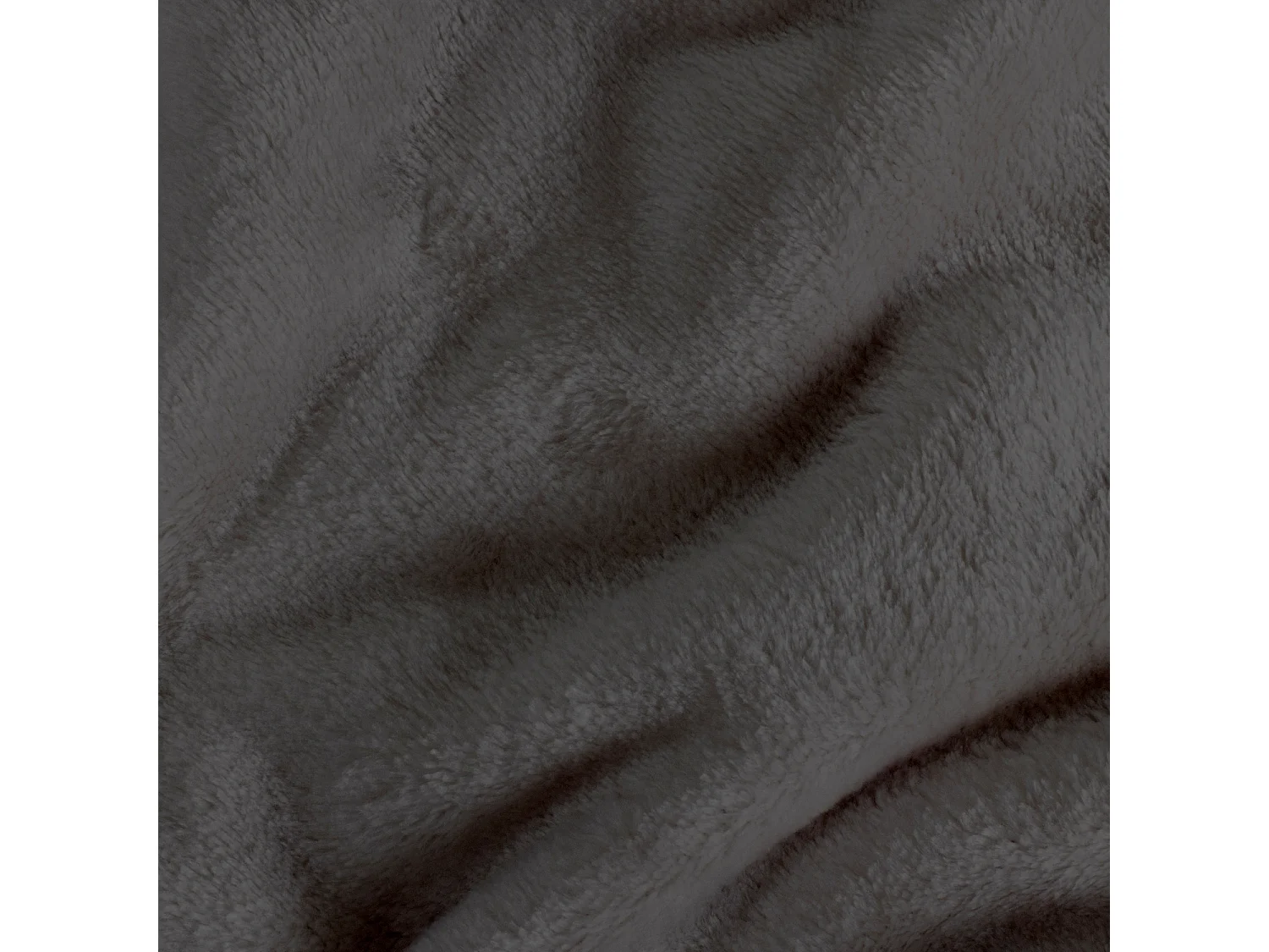 Couverture plaid noir 130 x 170cm FLANBERG - SACASA