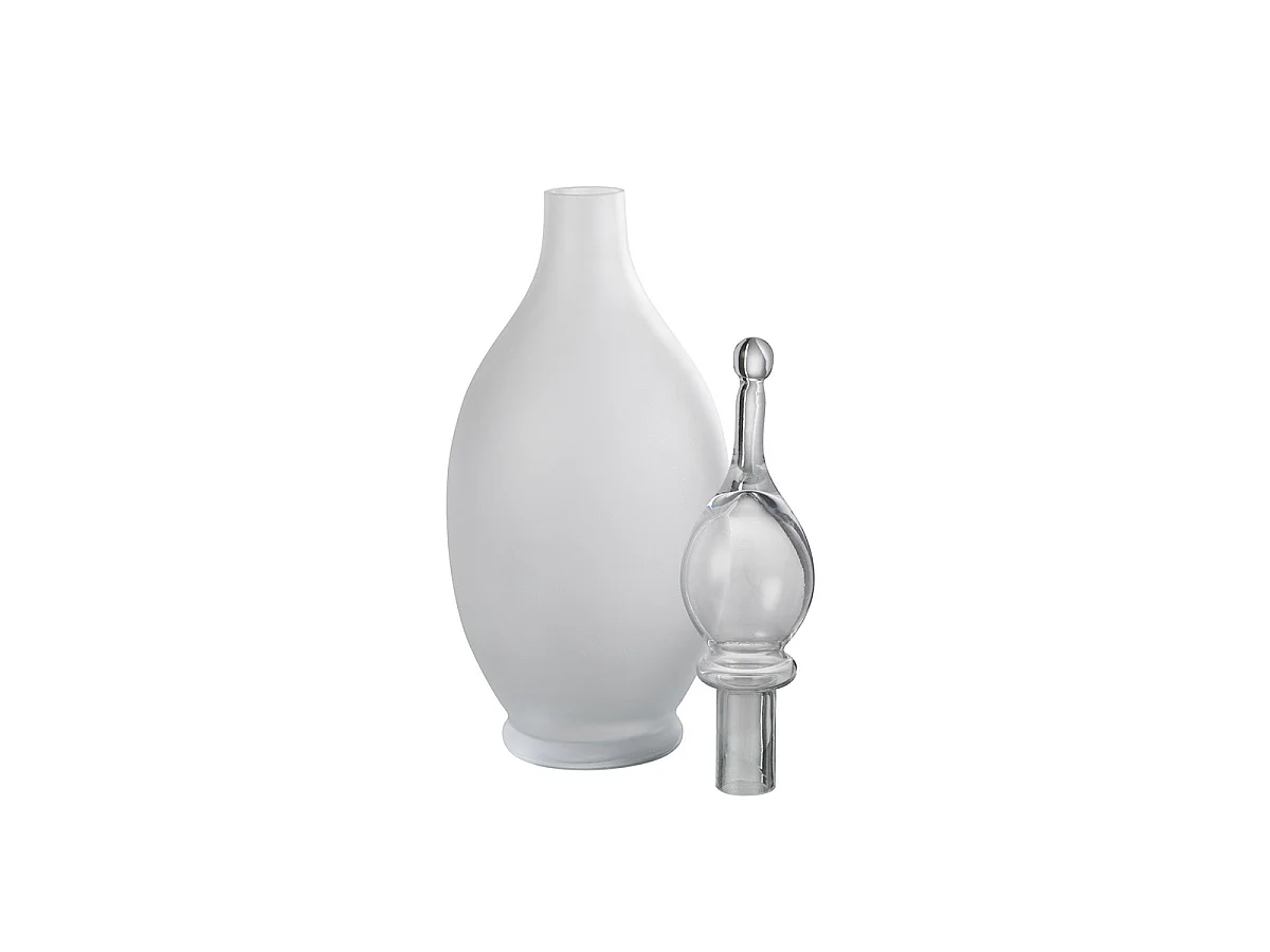 Vase Bouchon Fiole en Verre "Jo" 53cm Transparent