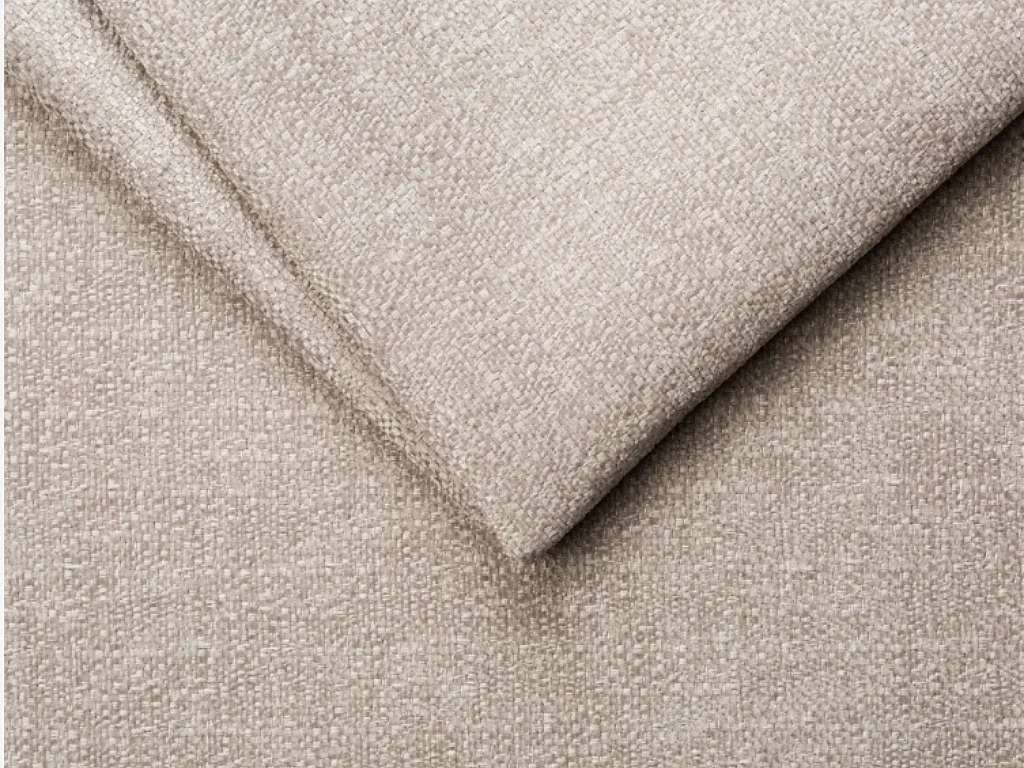 Canapé d'angle réversible convertible express en tissu chenille gris clair avec assise à mémoire de forme - Couchage 140 cm - Matelas 22 cm mémoire de forme - VIZIR