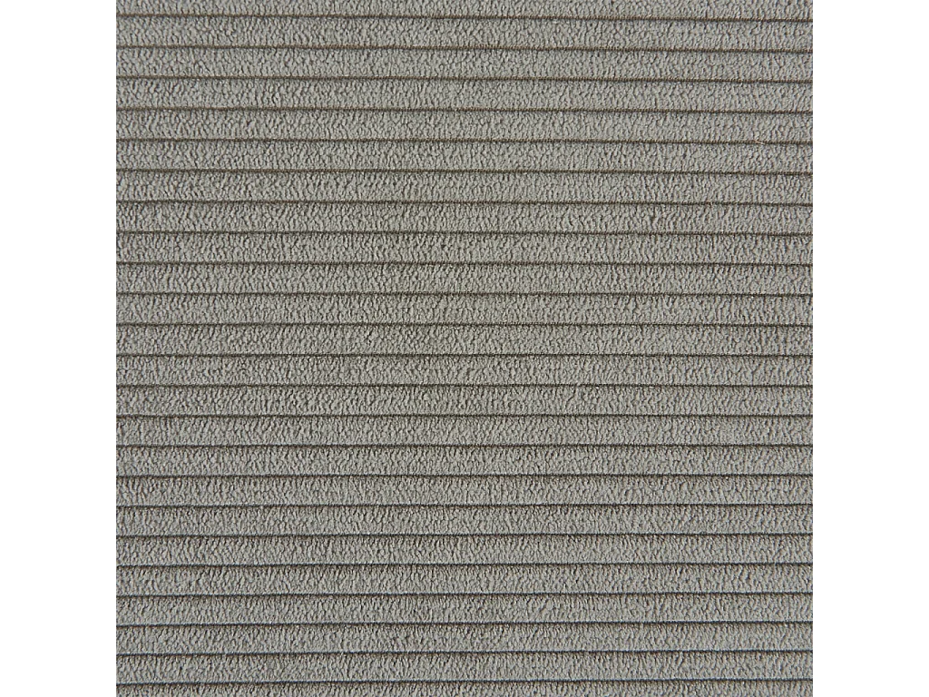 Sofá cama de pana, 3 plazas, Gris claro