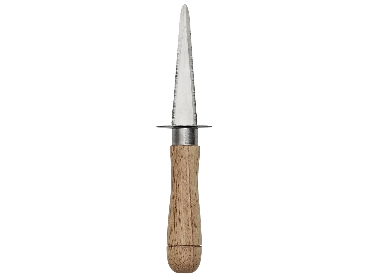 Couteau à Huîtres - COOK CONCEPT - Élégant - Manche en Bois de Hêtre - Marron