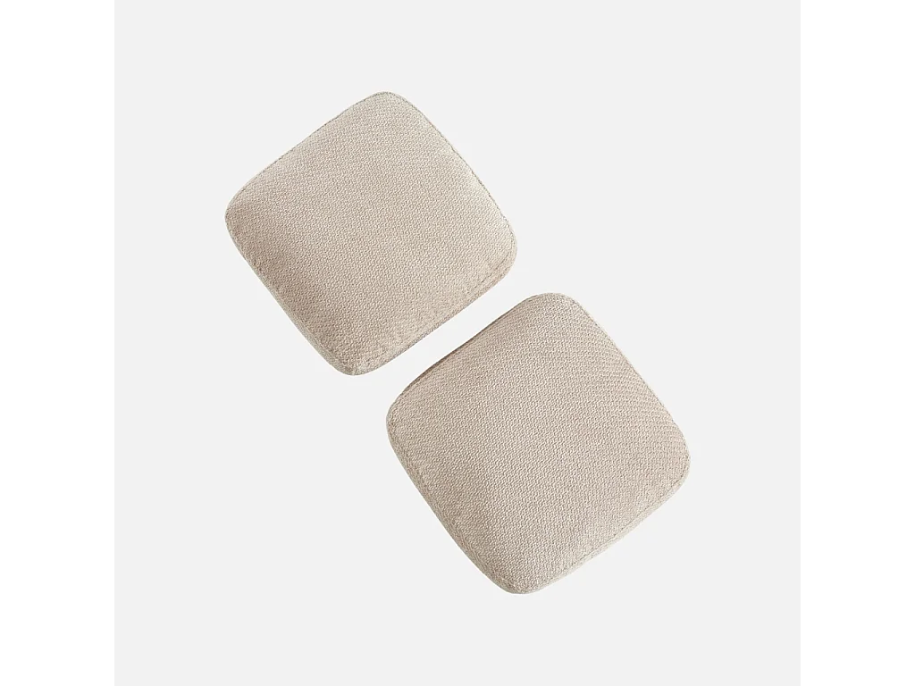 Divano in tessuto ciniglia, 3 posti, beige