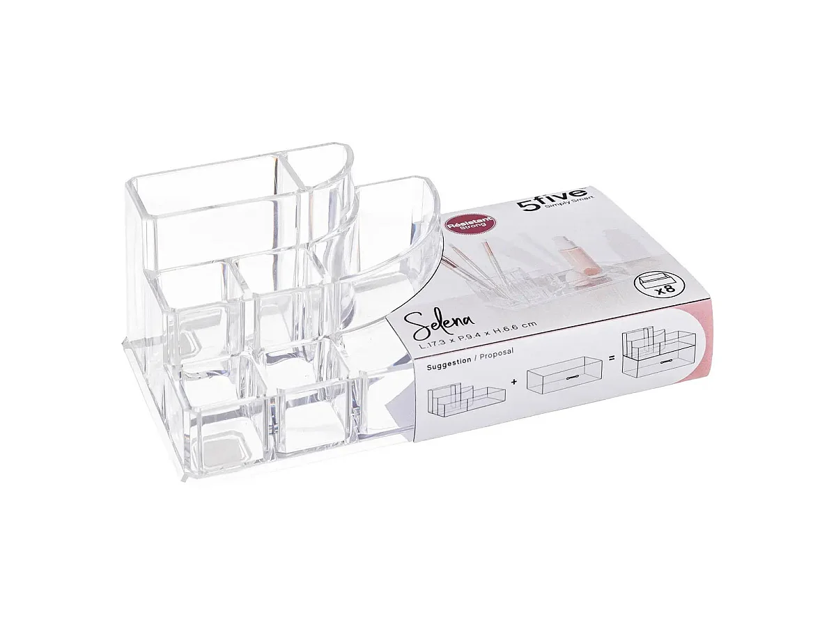 Organiseur pour Cosmétiques "Selena"  17cm Transparent