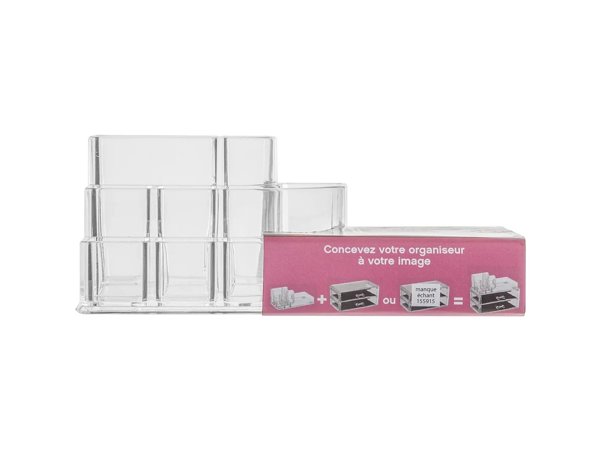 Organiseur pour Cosmétiques "Selena"  17cm Transparent
