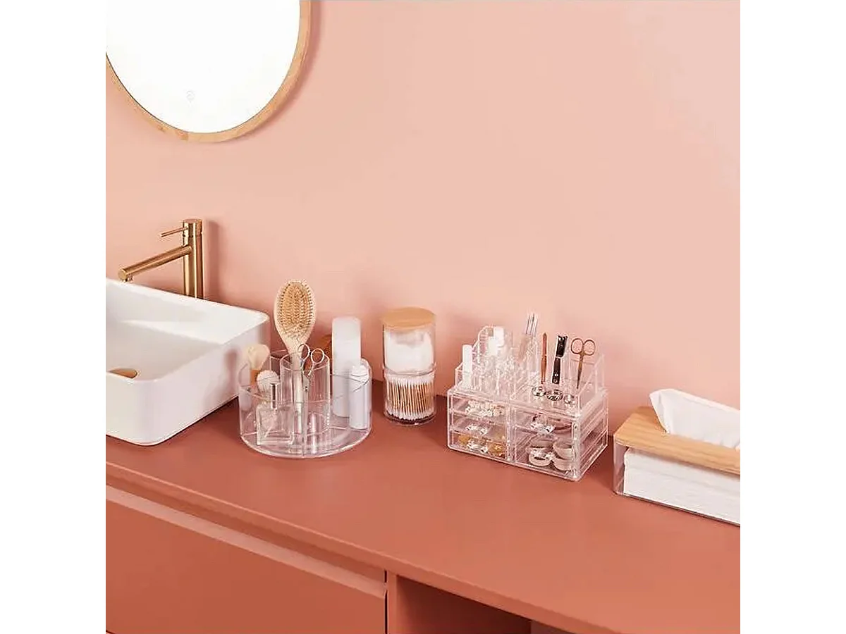 Organiseur pour Cosmétiques "Selena"  17cm Transparent
