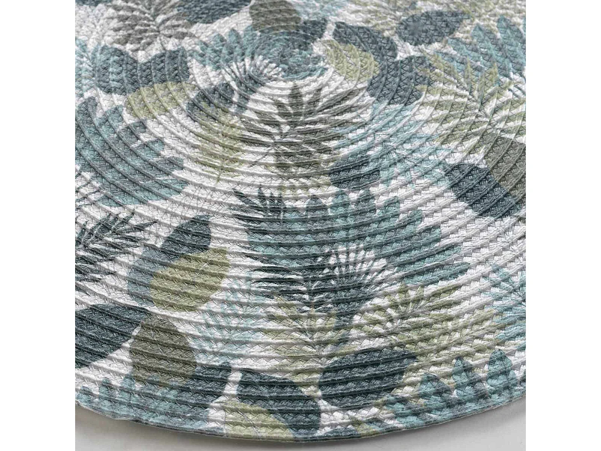 Set de Table Imprimé "Panazio" 35cm Vert